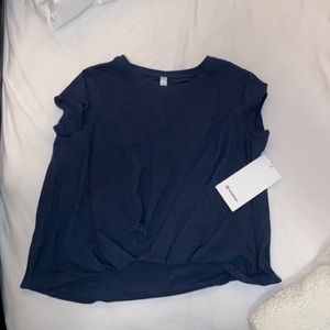 Lululemon shirt size 10, navy blue, never worn